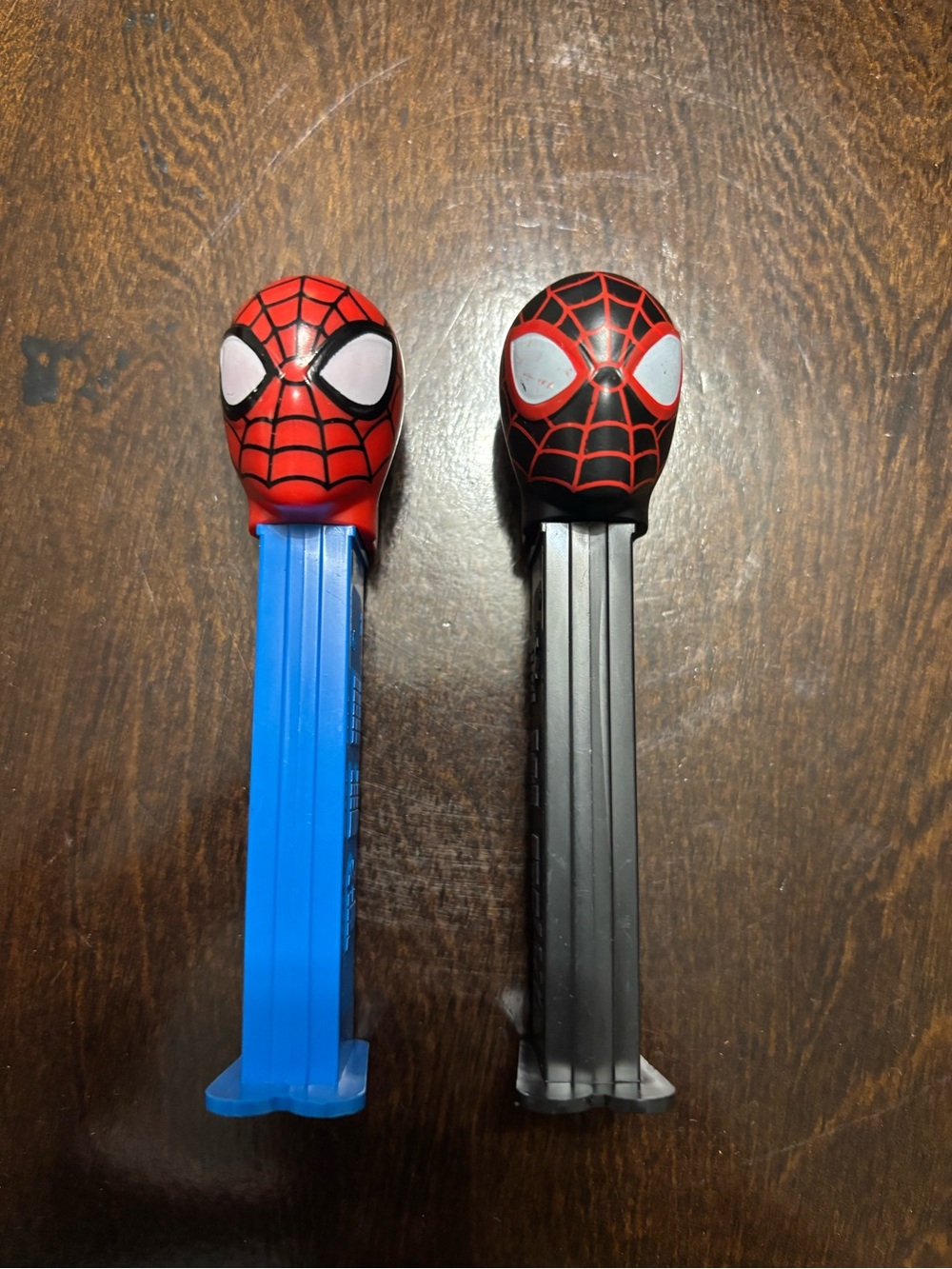 Spider-Man Inspired Action Figure Candy Dispensers - Red, Black, Blue